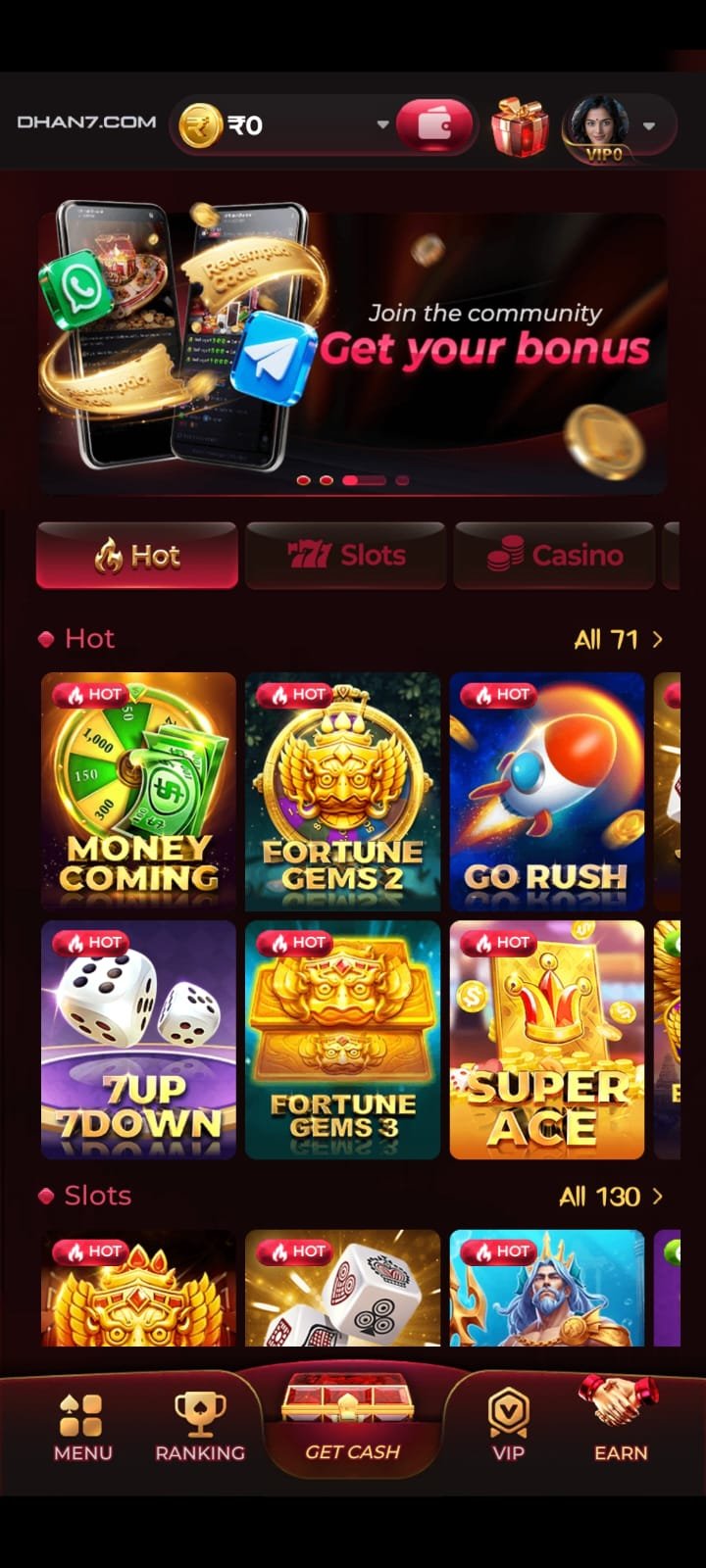 Dhan7 Game app